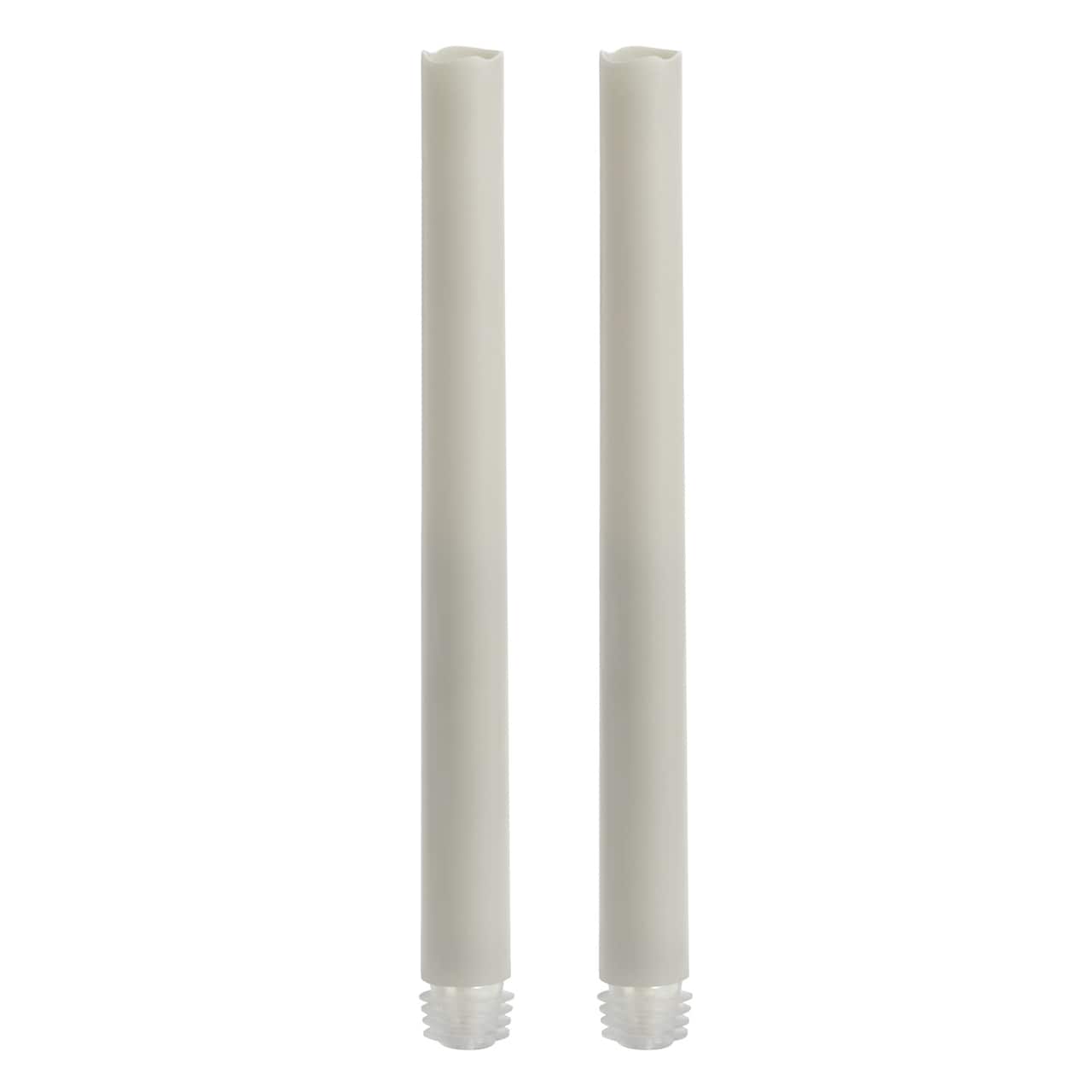 8 Packs: 2 ct. (16 total) 9" White LED Taper Candles with Timer by Ashland®